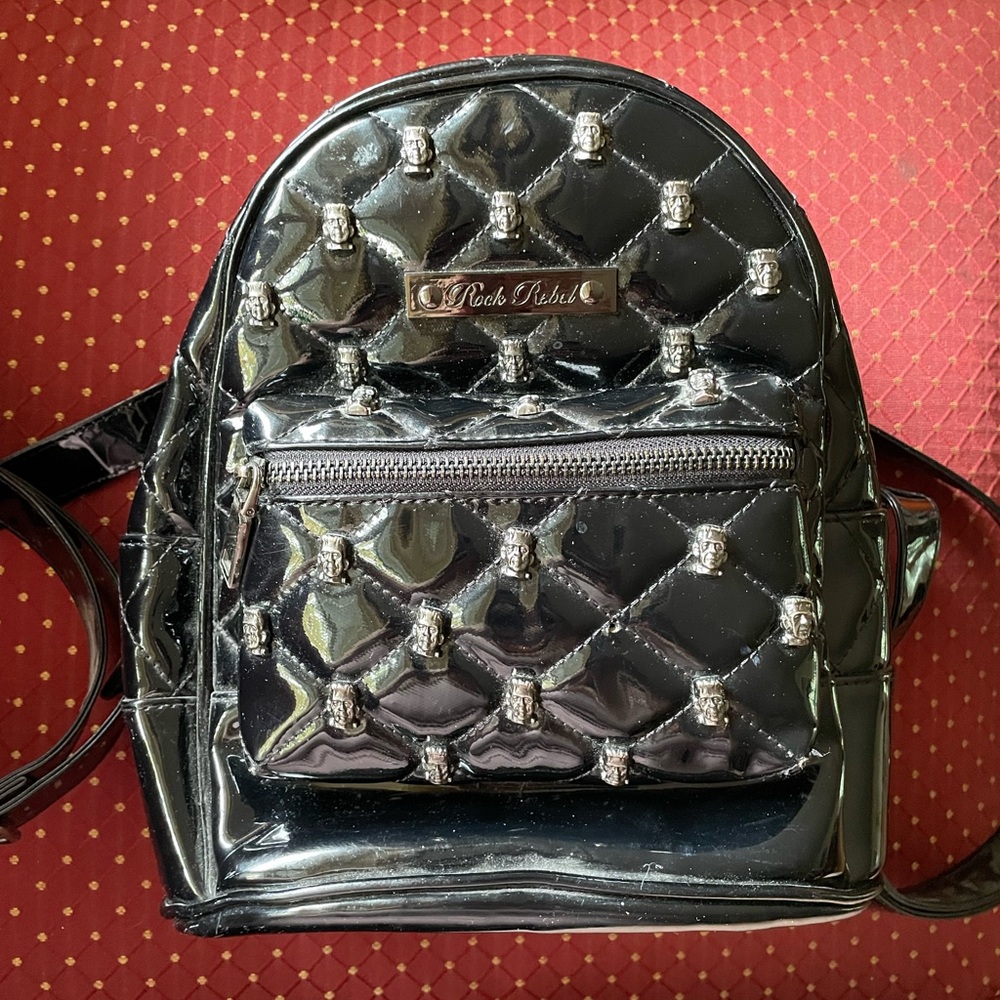 Metallic Quilted Backpack - Picture 2 of 5